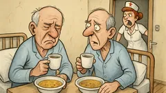 Vic: Dva bolesnika užinaju u bolnici...