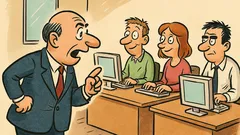 Vic: Šef se obraća zaposlenicima...