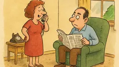 Vic: Žena prekine poziv pa kaže mužu