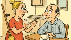 Vic: Žena pokaže mužu svoje dlanove