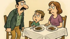 Vic: Mujin sin za večerom pita...