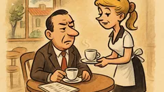 Vic: Dolazi biznismen u kafić na kavu